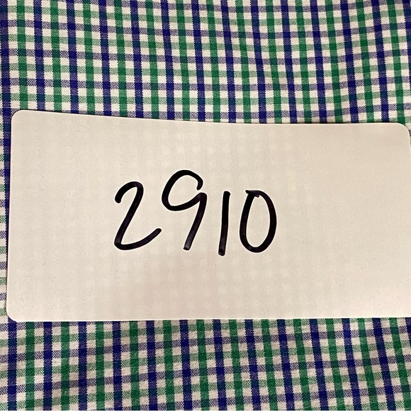 Ralph Lauren Mens Purple/Green/White Pin Check BLAKE Short Sleeve Button Down XL - Picture 8 of 8